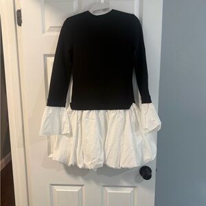 Vici - Black and White Bubble Dress - Small